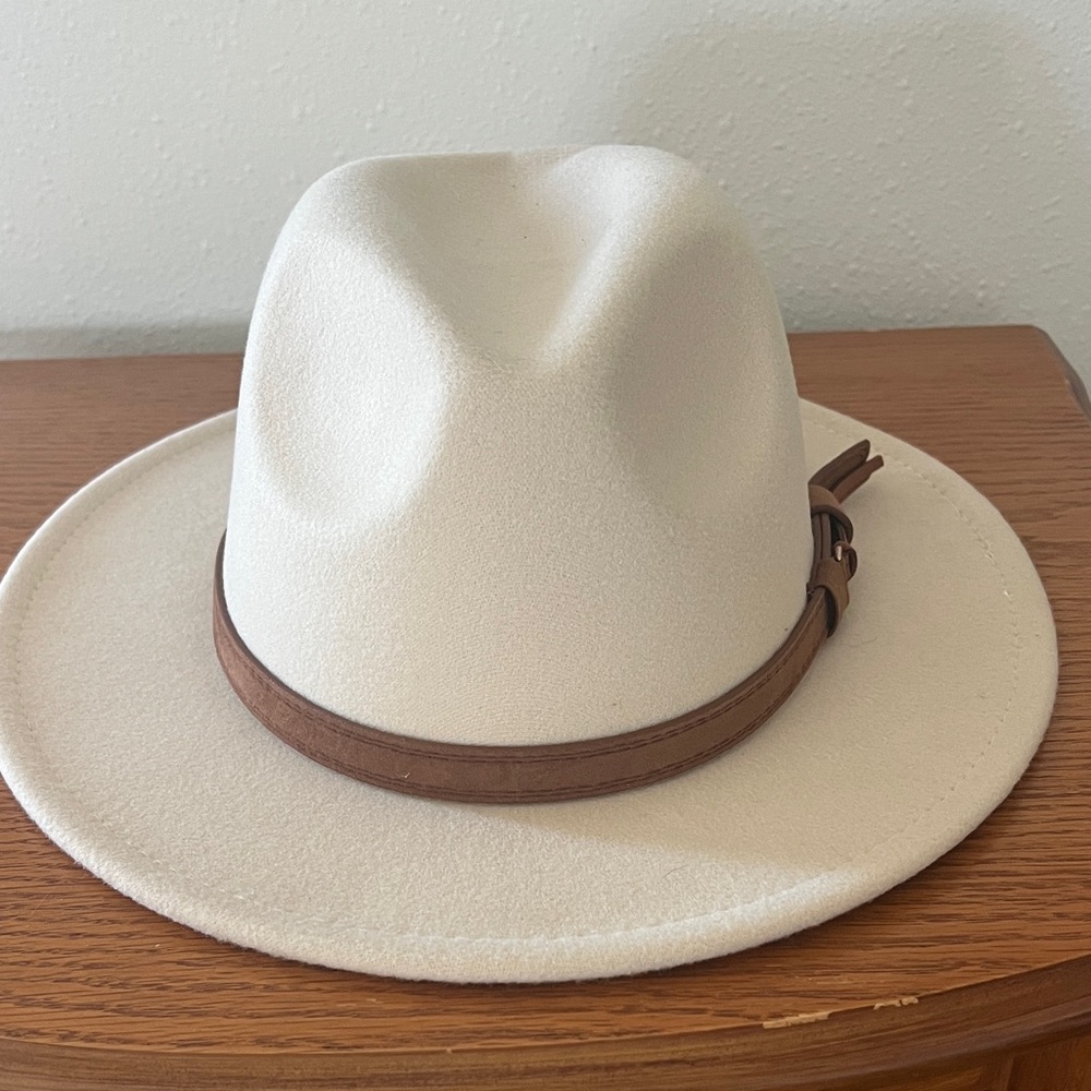 Lanzom Womens Classic Wool Fedora Hat